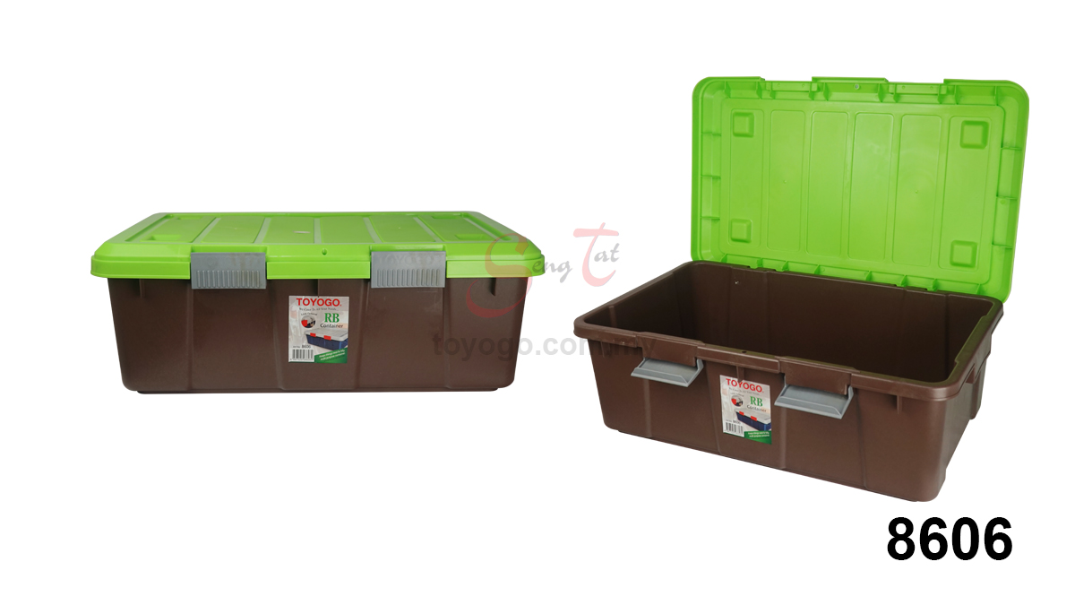 28L-119L Rugged Storage Box with Flip Cover (Code: 8605 8606 8607) 28L-119L Rugged Storage Box with Flip Cover (Code: 8605 8606 8607)