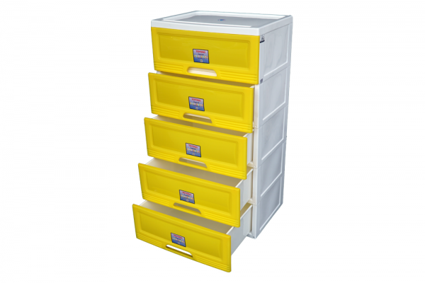 5 Tiers Wide Storage Drawers (Code: 609-5)