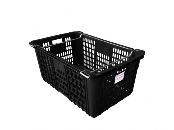 Vegetable and Fruit Crate, Code: ID 4718 (Black)