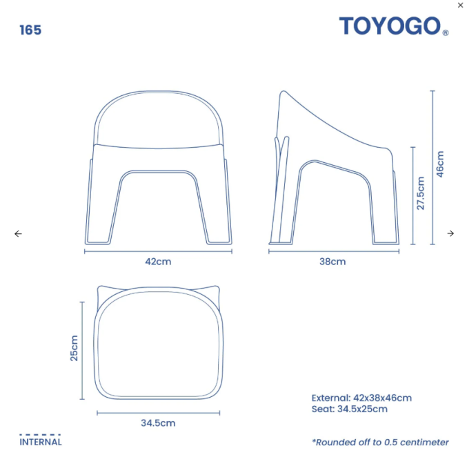 Child Comfort Chair; Code: 165