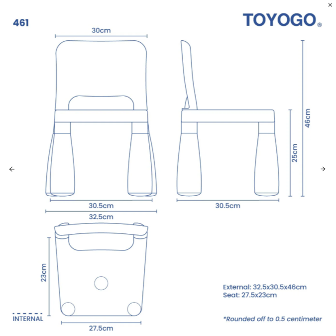 Kid's Chair, Code: 461