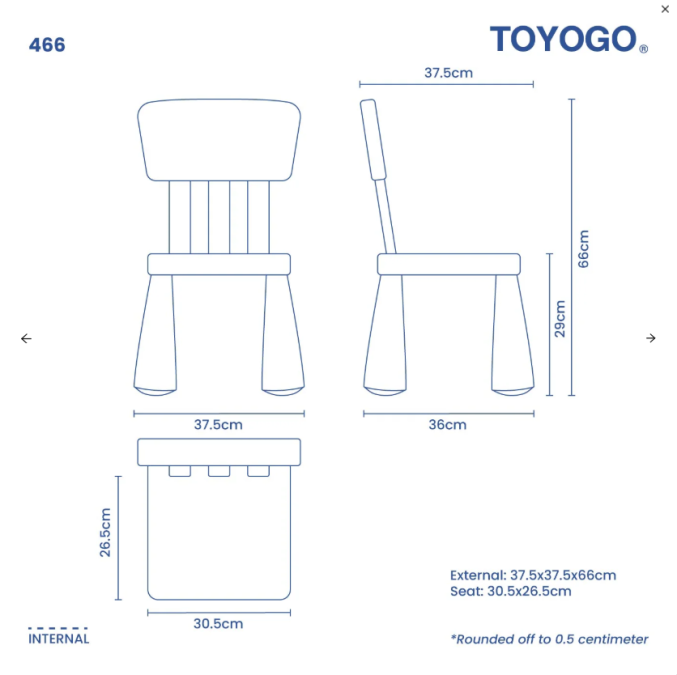 Kid's VIP Chair, Code: 466