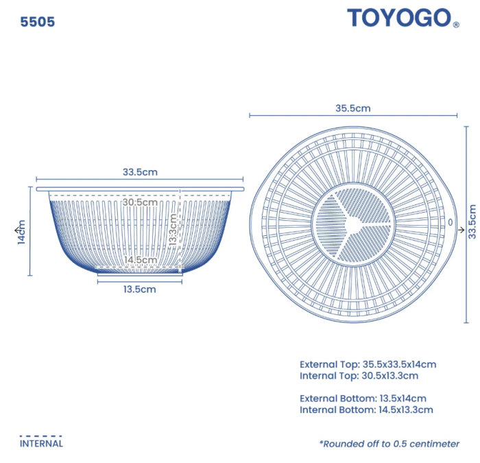Round Colander Basket