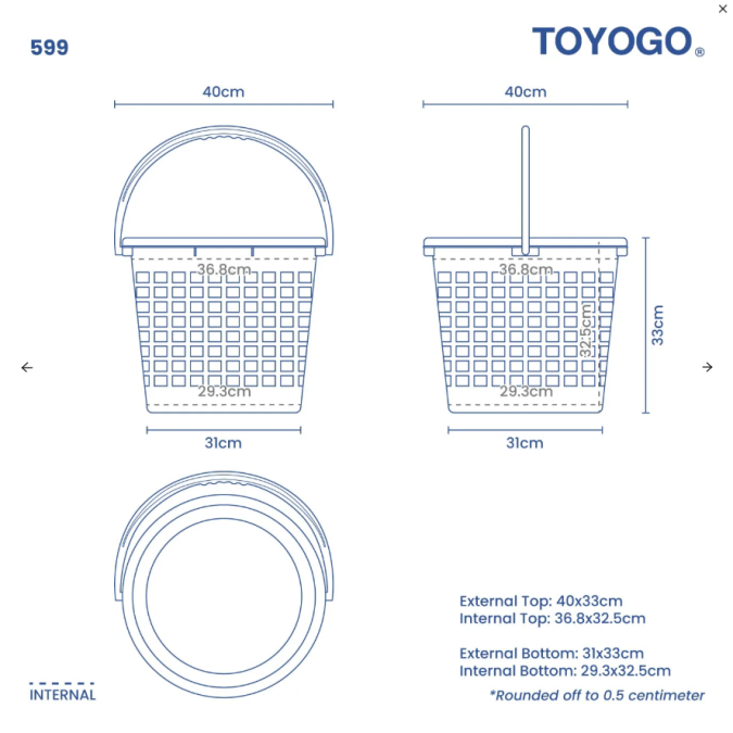 Round Carrier Basket Series