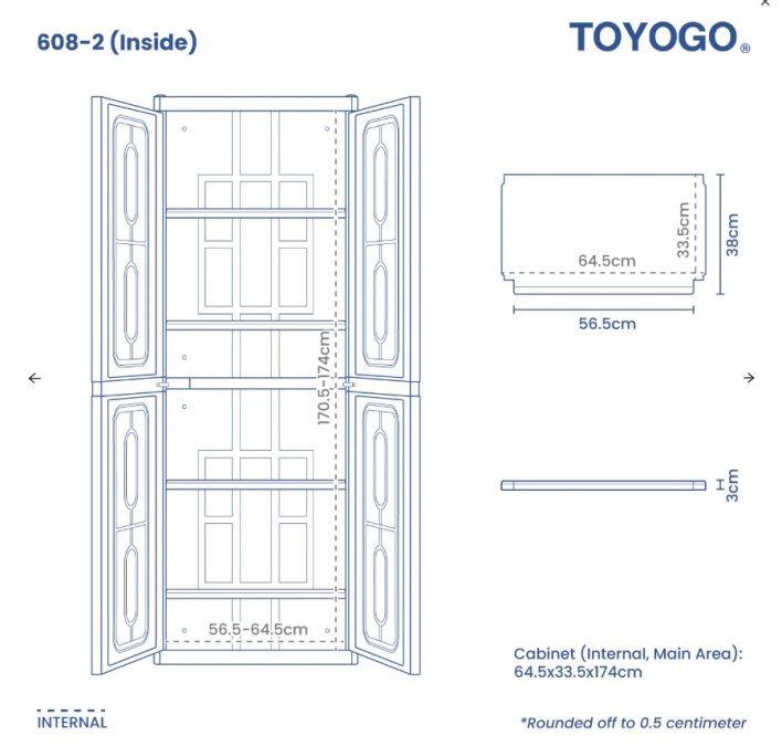 DIY Tall Storage Cabinet (Code: 608-2)