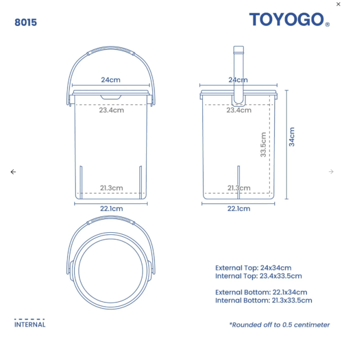 Handy Food Storage Container (Code: 8014 8015 8016 8017)