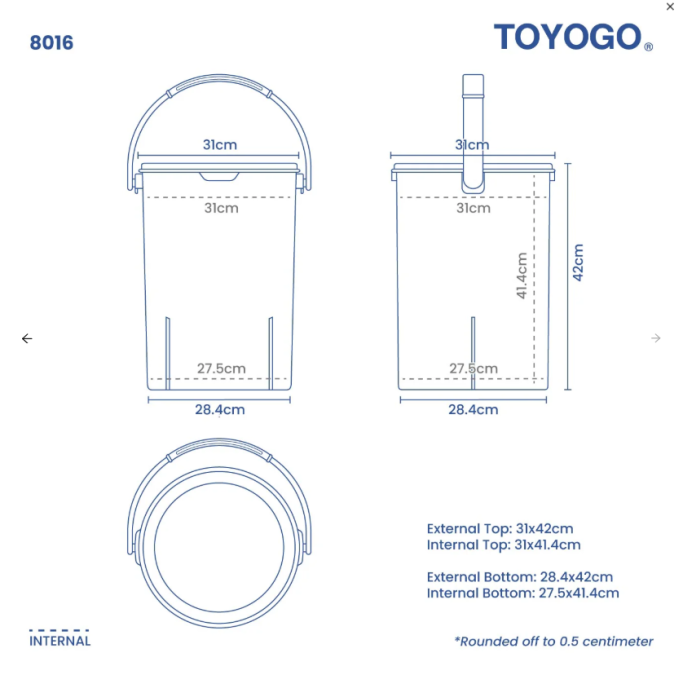 Handy Food Storage Container (Code: 8014 8015 8016 8017)