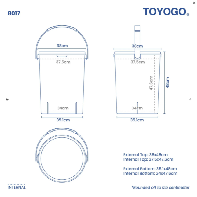 Handy Food Storage Container (Code: 8014 8015 8016 8017)