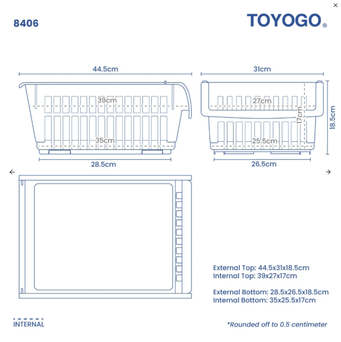 Stackable Open Pull Basket (84 series)