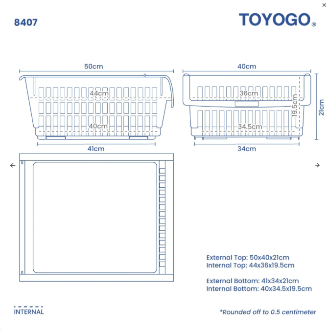 Stackable Open Pull Basket (84 series)