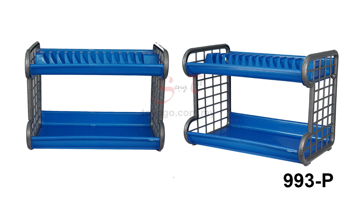 2 Tiers Dish Drainer Rack, Code: 993P