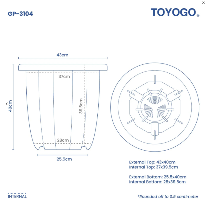 Round Garden Pot (31 Series) Round Garden Pot (31 Series)