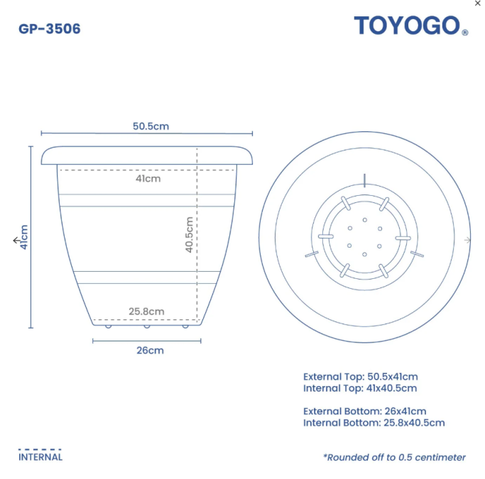Round Garden Pot (35 series) Round Garden Pot (35 series)