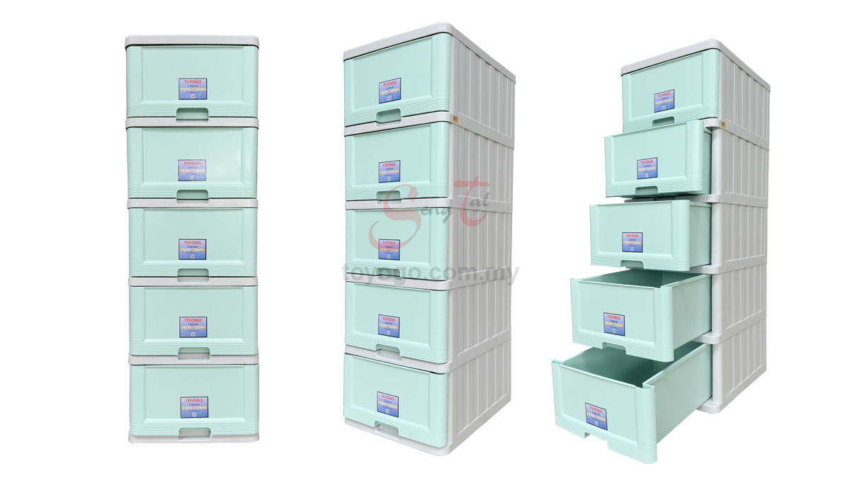 4-Tiers / 5-Tiers Dustproof Storage Drawer with Wheels (Code: 707-4 707-5)