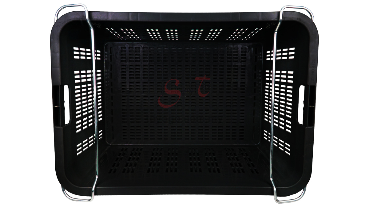 Vegetable and Fruit Crate, Code: ID 4720 (Black)
