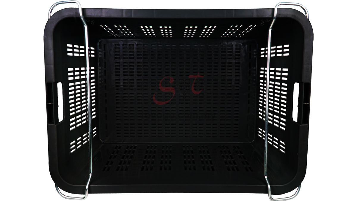 Vegetable and Fruit Crate, Code: ID 4720 (Black)