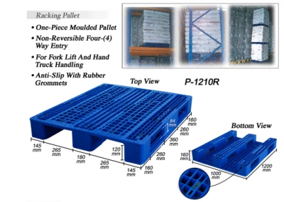 Plastic Pallet (Code: P1210-R)