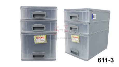 3T Mini Desktop Drawer (Code: 611-3)