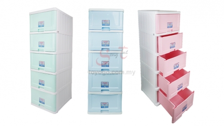 TOYOGO 6T Wide Plastic Storage Cabinet (609-6) Malaysia